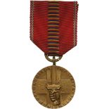 Cruisade Against Communism Medal, 1942 Breast Badge, 32 mm, Bronze, original suspension ring and