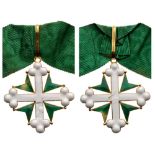 ORDER OF SAINT MAURICE AND LAZARUS Commander’s Cross, 1st Type, circa 1860, 3rd Class, instituted in