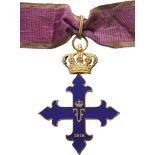 ORDER OF MICHAEL THE BRAVE, 1916 Commander’s Cross, 2nd Class, 3rd Model, instituted in 1941. Neck