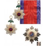 THE TAEGUK ORDER OF MERIT Grand Cross Set, 1st Class, instituted in 1900. Sash Badge, 65 mm, gilt