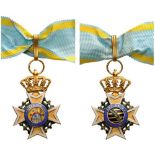 MILITARY ORDER OF SAINT HENRY Commander's Cross, instituted in 1736. Neck Badge of Reduced Size,