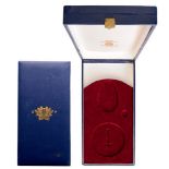 BOX OF ISSUE Grand Cross, Box of Issue of a Portuguese Order made by “Helder Cunha, Lisboa”, red