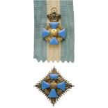 ORDER OF THE FAITHFULL SERVICE, 1935 Grand Cross Set, 2nd Model, Civil, instituted in 1935. Sash