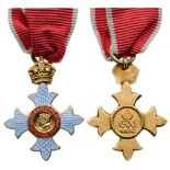 THE MOST HONORABLE ORDER ORDER OF THE BRITISH EMPIRE 2nd Model, Knight’s Cross Miniature. Breast