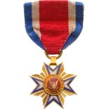 MILITARY ORDER OF THE LOYAL LEGION OF THE UNITED STATES Medal for Companion. Breast Badge, GOLD,