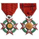 NATIONAL ORDER Knight’s Cross, 5th Class, instituted in 1961. Breast Badge, gilt Silver, 39 mm,