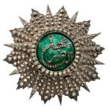 ORDER OF NICHAN AL IFTIKHAR  Grand Cross or Grand Officer’s Star, Mohamed el Nacer (1906 - 1922).