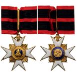 ORDER OF SAINT SYLVESTER Commander’s Cross, 3rd Class, instituted in 1841. Neck Badge, gilt