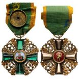 ORDER OF ZÄHRINGEN LÖWEN Knight Class, 1st Class, instituted in 1809. Breast Badge, 39 mm, GOLD,