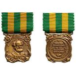 Admiral Tamandare Medal, instituted in 1957 Miniature. Breast Badge, 12 mm, Bronze, original