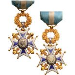 ORDER OF CHARLES III Officer's Cross, 1st Part of the 19th Century, 1st Type, 4th Class,