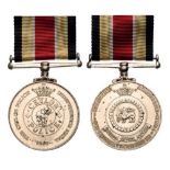 Ceylon Police Independence Medal, instituted in 1948 Breast Badge, Cupronickel, 35 mm, original