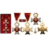 CROSSED OF THE ARMED FORCES OF COOPERATION (National Guard) Grand Officer's Set, 2nd Class,