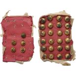 Lot of 200 Cavalry Buttons, md 1930 Diameter 10 mm -77 pcs, diameter 20 mm -72 pcs. diameter 20 mm -
