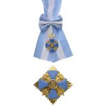 ORDER OF THE FAITHFULL SERVICE, 1935 Grand Cross Set, 3rd Model, Military in Time of War, instituted