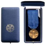 ORDER OF THE WHITE ROSE Merit Medal 3rd Class, Bronze Medal, instituted in 1919. Breast Badge, 30