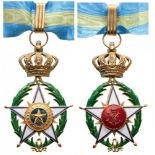 ORDER OF THE AFRICAN STAR Commander's Cross, 1st Type, 3rd Class, instituted in 1888. Neck Badge,