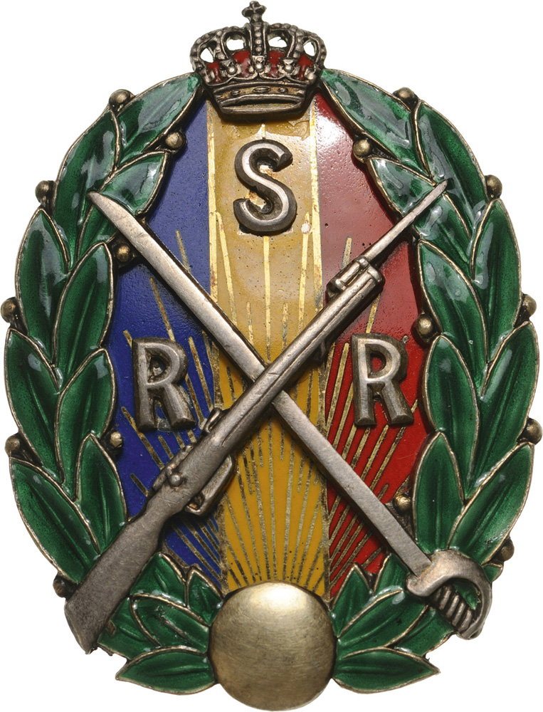 BADGE OF THE "RESERVE AND RETIRED PETTY OFFICERS" MODEL FEATURING THE LETTERS SRR Breast Badge,