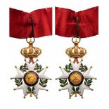 ORDER OF THE LEGION OF HONOR Commander's Cross, 2nd Empire (1852-1870), 3rd Class, instituted in