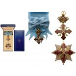 THE SACRED MILITARY CONSTANTINIAN ORDER OF SAINT GEORGE Grand Cross Set, instituted during the