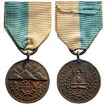 Bronze Commemorative Medal for the Andes Campaign, 1882-83, Type for soldiers Breast Badge, 29 mm,