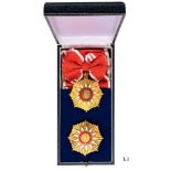 ORDER OF MAY Grand Cross Set, 1st Class, 3rd Type. Sash Badge, 74 mm, gilt Silver, central