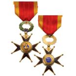 ORDER OF SAINT GREGORY  Knight’s Cross, 5th Class, instituted in 1831. Breast Badge, gilt Silver, 47
