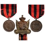 Lot of 2 Decorations Faithfull Service on the War Fields Medal, Wurtemberg War Veterans