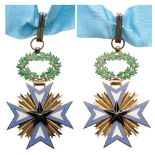 ORDER OF THE BLACK STAR Commander’s Cross, 3rd Class, instituted in 1889. Neck Badge, 54 mm, gilt