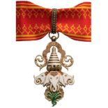 ORDER OF THE MILLION ELEPHANTS AND WHITE PARASOL Commander's Cross, 3 rd Class, instituted in
