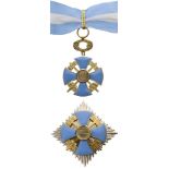 ORDER OF THE FAITHFULL SERVICE, 1935 Grand Officer’s Set, 3rd Model, Military in Time of War,