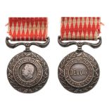 Medal of Honor 2nd Class, Louis II. Breast Badge, 32 mm, silver, original suspension device and