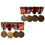 Personal Group of 4 Defense Service Medal 1967–1970, National Service Medal 1966–1970, Civil War