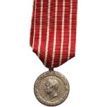 Italy Campaign Medal, instituted in 1859 Breast Badge, 30 mm, Silver, signed "Barre", original