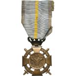 Faithfull Service Cross 3rd Class, Military, 1932. Breast Badge, 50x33 mm, Bronze, original