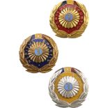 RSR - ORDER OF SPORT MERIT, 1966 - 1989 Set 1-3 Classes (1966). 1st Class, gilt Bronze; 2nd Class,