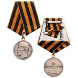 Saint George Medal for Soldiers (Medal for Bravery), instituted in 1913 4th Class. Breast Badge,