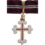 ORDER OF MILITARY MERIT Commander’s Cross. Neck Badge, gilt Silver, 67x55 mm, hallmarked, both sides