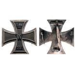 ORDER OF THE IRON CROSS Iron Cross, 1914, 1st Class, instituted in 1813. Breast Badge, Silver, 42