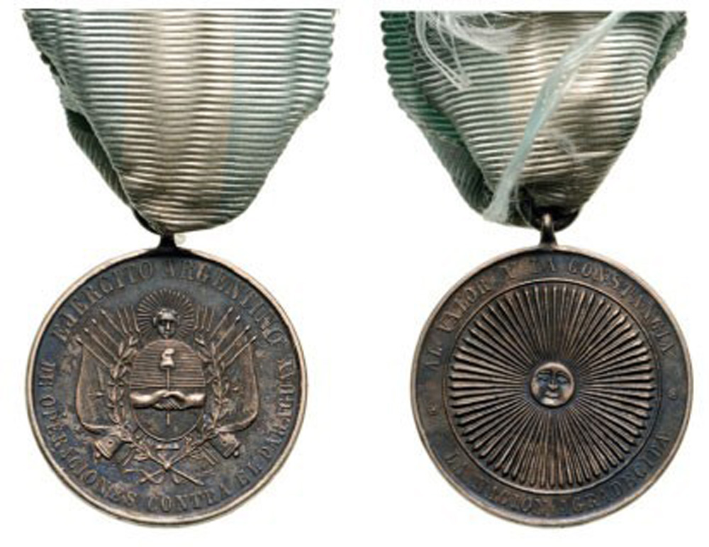 Commemorative Medal for the end of the 1866 campaign for officers, instituted in 1866 Breast