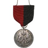 Military Medal, Type for the Guard, instituted in 1918 Breast Badge, 32 mm, Silver, unreadable