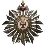 ORDER OF THE CHRIST 1st Class Star. Breast Star, 87x79 mm, Silver, maker's mark "Da Costa - Lisboa",