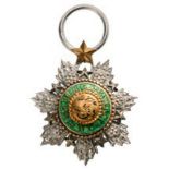 ORDER OF THE STAR Officer's Cross Miniature, 4 th Class, instituted in 1949. Breast Badge, 21 x 18