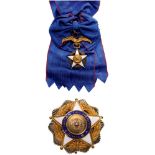 ORDER OF MERIT Grand Cross Set, 1st Class, 5th Type, instituted in 1906. Sash Badge, 71x63 mm,