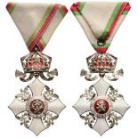 ORDER OF CIVIL MERIT, 1891 5th Class Cross (Knight), 2nd Type (with Imperial Crown), instituted in