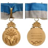 ORDER OF MERIT Commander’s Cross, 1st Class, instituted in 1960. Neck Badge, 45 mm, gilt bronze,