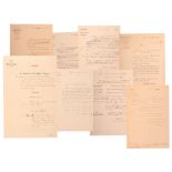 ORDER OF THE LEGION OF HONOR Knight’s Cross, 3rd Republic, Announcing Document. Printed paper