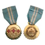 INSTITUTO CONSULAR INTERAMERICANO DECORATION Consular Merit Medal. Breast Badge, gilt Silver, 35 mm,
