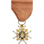 MILITARY ORDER OF SAINT LOUIS, INSTITUTED IN 1693 Knight's Cross, Louis XVI (1774-1792) Type, 3rd