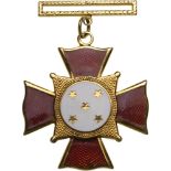 Distinguished Service Cross, instituted in 1955 Breast Badge, 40 mm, GOLD, 23.9 g, maker’s mark “N.